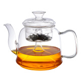 加厚玻璃耐高温蒸茶喷淋壶抽水加热蒸汽泡普洱茶壶煮茶家用功夫茶具整套茶具borun HOME 02款1200ML【单壶】
