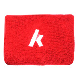 川崎（KAWASAKI） 羽毛球配件长短护手腕健身运动擦汗吸汗护具 长护腕KF-3212 红色