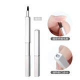 阿萄唇刷伸缩便携口红刷子化妆刷眉毛刷唇笔刷唇彩刷彩妆工具化妆刷尖头彩妆刷唇笔刷 白色