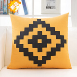 潮寝北欧简约抱枕沙发靠枕床头汽车腰靠垫办公室午睡枕座椅靠背大靠垫 积木 40x40cm(抱枕含芯)