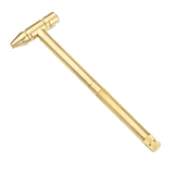 思耐捷 小锤子电工小铁锤多功能五合一小榔头安全锤防身锤锤镀铜迷你型 小铜锤（单支）