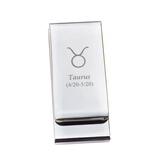 PHILIPPI德国PHILIPPI斐利比十二星座三合一金属钱夹随身商务票据零钱夹 金牛座