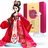 可儿娃娃玩具可儿古装小娃娃套装衣服关节体女孩玩具 文成公主-和亲
