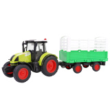 WENYI儿童农夫车农用拖拉机运输惯性车播种机收割机木材车模型男孩玩具 农夫围栏拖车
