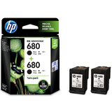 惠普（HP)680墨盒适用2138 4678 4538 3636 3638 5078打印机 680墨盒（黑色+黑色）