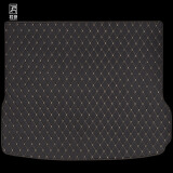 适用于别克奥迪本田大众日产传祺丰田哈弗比亚迪雪佛兰吉利尾箱垫 专车定制后备箱垫 黑色