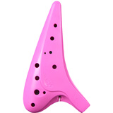 风雅陶笛（FENG YA OCARINA） 塑胶初学型12孔中音C调 彩色十二孔AC陶笛 12塑胶AC粉色
