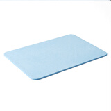 Jepoo日式硅藻土吸水脚垫防滑室淋浴房地垫浴室快速吸水防滑调硅藻泥 天蓝色 60*39*0.9cm