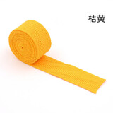 迈利达辅料包边条布条彩色棉纱人字带绑带带子织带棉布带包边带 桔黄 2cm宽长10米