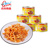 古龙炒三丝罐头即食198g*6罐炒面配菜下饭拌面户外方便速食竹笋猪肉