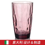 BORMIOLI ROCCO 波米欧利意大利进口玻璃杯啤酒果汁杯喝水杯果汁杯钻石创意杯子 水晶紫470ML（1只）