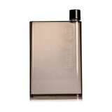 乐福然A5扁平纸张纸片水杯子水壶潮流学生塑料创意便携随手杯 黑色