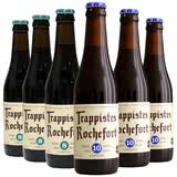 TRAPPISTES ROCHEFORT罗斯福10号/8号啤酒组合330ml*6瓶 比利时进口 京东自营