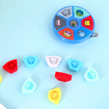 迪士尼（Disney）儿童橡皮擦 小学生文具洁净橡皮擦 可爱指南针收纳盒包装 漫威系列 6个装 DM20834A