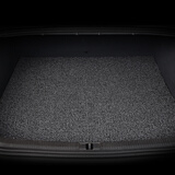 御马 丝圈后备箱垫汽车尾箱垫适用于奔驰A级E级奥迪A6LQ5宝马3系5系X7 灰黑色