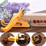 Douchemcl 新款不锈钢山核桃夹子开夏威夷工具整粒剥壳器去壳剥壳器脱壳