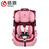 感恩（ganen） 感恩儿童安全座椅 阿瑞斯钢骨架汽车坐椅isofix接口 9个月-12岁 公主粉-钢骨架isofix硬接口