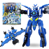 奥迪双钻玩具巨神战击队3套装2代变形机器人组合套装人偶变形机甲 变形版旋天战击王