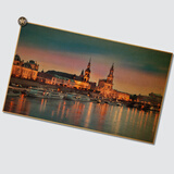 居梦坞 欧洲欧美风景风情画建筑风景个性装饰海报酒吧 咖啡馆 装饰画简约北欧风景装饰画 NB4346 50*30