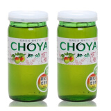 俏雅（Choya）梅酒梅子酒青梅果酒 160ml*2瓶