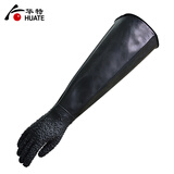 喷砂箱手套 黑色橡胶 耐磨 胶粒防滑 加厚长 68CM 喷砂机用手套 工业作业劳保用品 右手一只