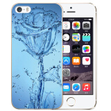 幸运钻 iphone5s手机壳防摔硅胶保护套卡通彩绘 适用于苹果iphone5/5s/SE 苹果5/s水玫瑰