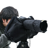 马田单反相机防寒罩保暖套适用尼康富士奥林巴斯佳能索尼微单冬季户外摄影南极雪乡保温棉套防冻隔音罩 黑色