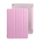 雷克士 苹果iPad air2保护套 爱派5\/6保护皮套 三折全包防摔休眠保护壳\/套 磨砂保护套-粉色 iPad6/air2专用9.7英寸