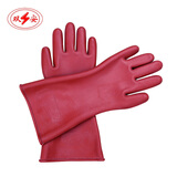 双安牌12KV绝缘手套电工绝缘手套10KV高压防电带电作业380Ｖ 暗红色