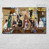 居梦坞 火影忍者海报周边鸣人佐助卡卡西再不斩雏田我爱罗鼬晓角色海报装饰画墙面装饰人物画贴画 NB10264 50*30cm