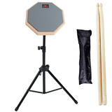 斗牛士（Bullfighter） 斗牛士专业8寸哑鼓儿童练习鼓 灰色（支架+鼓垫+鼓棒一对)