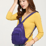 xinran'zj女式迷你小型双肩随身背包多功能两用行防水轻便两个尺寸 天蓝色小码