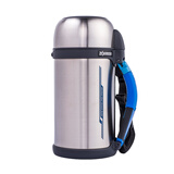 象印（ZOJIRUSHI）保温瓶进口户外保温壶运动旅行水壶大容量热水瓶有提手SF-CC系列 XA-不锈钢色1300ml
