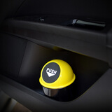 伴君 车用垃圾桶车载垃圾桶汽车收纳垃圾桶时尚创意置物盒汽车用品 黄色