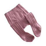 行走 儿童连裤袜女童打底裤袜新生宝宝春秋袜棉袜 蔷薇紫 春秋款 M码  2-4岁