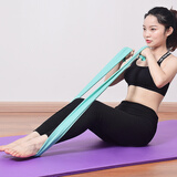 艾美仕（AiMeiShi） 乳胶弹力带阻力带男力量训练拉伸带健身女瑜伽带伸展拉力带 玫红色 1.5米(长度)