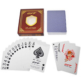 GYT 德州扑克牌塑料PVC防水实用双面磨砂扑克 小字 688蓝色一副