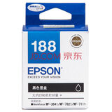 爱普生（EPSON）188墨盒/WF-3641/7111/7621/7728/7218打印机原装墨盒 188黑色