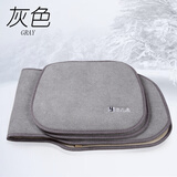 源之梦无靠背汽车坐垫单片汽车坐垫防滑三件套五座七座硅胶免绑麻座垫 全套灰色