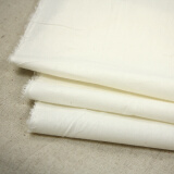 喜淘淘纯棉布料服装扎染白布设计立裁面料白坯布 90CM宽中厚涤棉