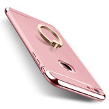 戴为 苹果6/6s手机壳手机套指环扣支架防摔磨砂创意男女款保护套适用于苹果iphone6s i6/6s 4.7英寸-玫瑰金-送钢化膜