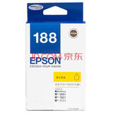爱普生（EPSON）188墨盒/WF-3641/7111/7621/7728/7218打印机原装墨盒 188黄色