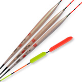 刀郎 YS025巴尔杉木三角菱形高灵敏罗非鲫鱼漂长身加粗醒目浮漂底钓漂 1号标1支-2.5克二目菱形加粗