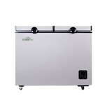 远东时代 冰柜家用 小型冷柜 冷藏冷冻冰柜卧式双门小冰箱 BCD-116