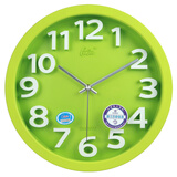 康巴丝（Compas）14寸挂钟立体创意客厅挂表石英钟现代时钟表 2641绿色