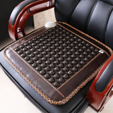 玉盛源玉石麦饭黑绿岫岩锗红砭温热外加热椅痔疮线托玛琳办公室坐垫家用 03款托玛琳 45*45cm整体大小