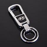 纳洪汽车钥匙扣 大众奥迪雪佛兰丰田本田路虎奔驰别克保时捷长安福特荣威男女士适用腰扣车用钥匙链环挂件 现代IX35伊兰特新索纳塔八代名图瑞纳途胜朗动悦动