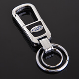 纳洪汽车钥匙扣 大众奥迪雪佛兰丰田本田路虎奔驰别克保时捷长安福特荣威男女士适用腰扣车用钥匙链环挂件 福特福克斯致胜翼虎翼博新蒙迪欧福睿斯探险者锐界