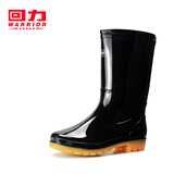 回力雨鞋男中筒牛筋雨靴男耐磨防滑保暖防水鞋胶鞋套鞋 牛筋底中筒（不加绒） 41