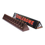 瑞士进口三角Toblerone黑巧克力含蜂蜜及巴旦木糖果儿童休闲零食100g/条 新年年货生日礼物